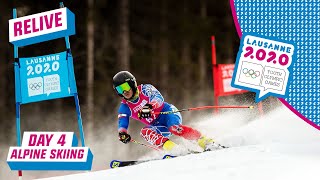 RELIVE  Alpine Skiing  Giant Slalom Run 2  Day 4  Lausanne 2020 [upl. by Komsa]