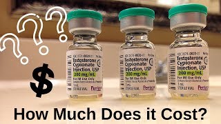 TRT  How Much Does it Cost Testosterone Replacement Therapy [upl. by Ahseet]