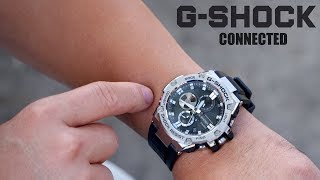 Casio GShock G Steel Connected Bluetooth Watch Review [upl. by Oicnaneb]