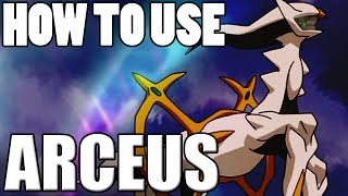 Pokémon How To Use Arceus Arceus Moveset  Pokemon Omega Ruby and Alpha Sapphire  XampY Guide [upl. by Yecak]