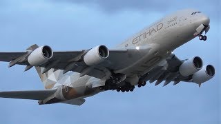 Late Evening Departures at London Heathrow Airport LHR  Heavies only [upl. by Wojak]