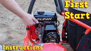 Lifan 80cc 4 Stroke  First Start  Instructions  GoKid Buggy from Nitro Motors [upl. by Sila333]