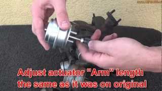 How to change Turbocharger wastegate actuator [upl. by Iamhaj491]