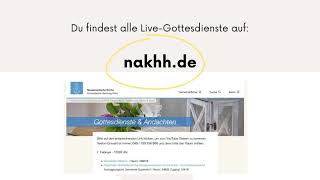 Livestreams unserer Gottesdienste [upl. by Ringe450]