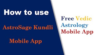 AstroSage Kundli Mobile App How to Use Free Astrology App 2021 [upl. by Ahseei]