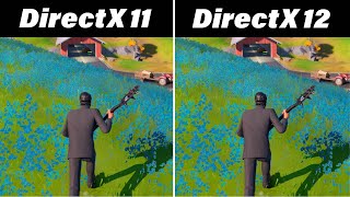 Fortnite Dx11 vs Dx12 Performance Comparison [upl. by Winola]