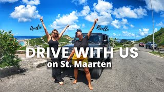 DRIVE WITH US Simpson Bay to Philipsburg  St Maarten [upl. by Wie233]