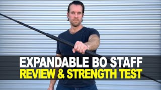 Expandable Bo Staff Review amp Strength Test [upl. by Gallenz665]