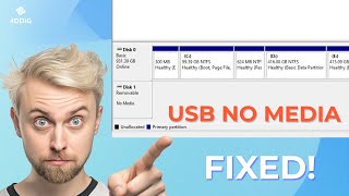 USB Flash Drive No Media How to Fix USB Drive No Media Probem  6 Solutions [upl. by Dewain]