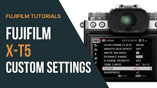 Fujifilm XT5 Tutorial Custom Settings amp Controls [upl. by Ecnerol941]