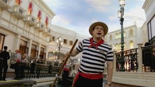 Romantic Gondola ride at The Venetian Hotel Las Vegas [upl. by Klara950]