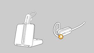 How to Setup Plantronics CS540 Wireless Headset [upl. by Annol]