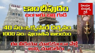 kanchipuram varadaraja perumal temple information in telugu  golden lizard Temples Guide [upl. by Hess906]