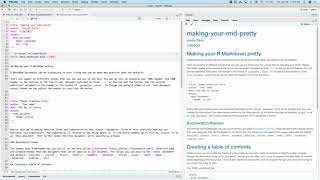 Making your R Markdown Pretty [upl. by Haidej166]