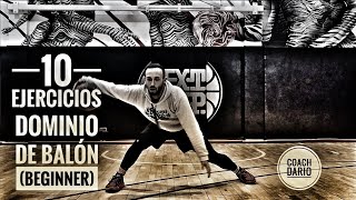 10 ejercicios Dominio de balón Beginner  Coach Dario  Basketballfundamentals [upl. by Whittaker]