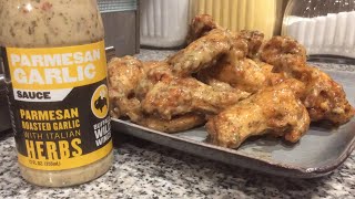 Parmesan Garlic Wings Using Buffalo Wild Wings Sauce [upl. by Dot]