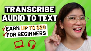 HOW TO TRANSCRIBE AUDIO TO TEXT EARN UPTO 20 AUDVID TRANSCRIBING VIDEO TO TEXT FOR BEGINNERS [upl. by Enylecoj]