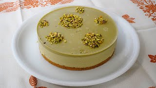 Ricetta Cheesecake al pistacchio  Pistachio Cheesecake recipe ASMR cakeshare [upl. by Illa388]