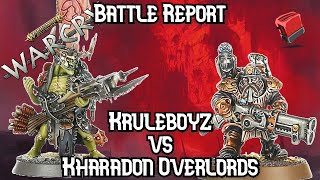 Kruleboyz vs Kharadon Overlords  Warcry TTS Battle Report [upl. by Sukramal]