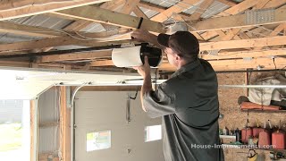 How To Install A Garage Door Opener [upl. by Rossi]