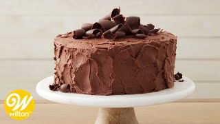 Easy Chocolate Cake Recipe for Beginners  Wilton [upl. by Daffodil124]