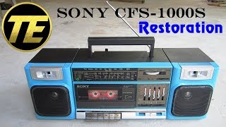 Sony CFS1000S Restoration [upl. by Imena264]