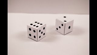 How to make a paper Dice [upl. by Anaidiriv]