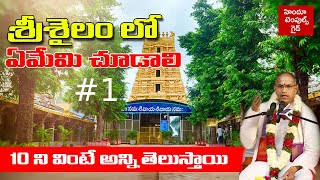 Srisailam Temple Information 1 by Sri Chaganti  Paladhara Panchadhara Hatakeswaram SakshiGanapathi [upl. by Maribel215]