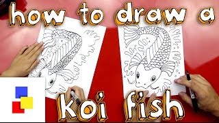 How To Draw A Koi Fish [upl. by Mond]