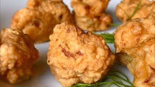 Crispy Fried Cauliflower Bites  Em’s Kitchen [upl. by Aurora849]