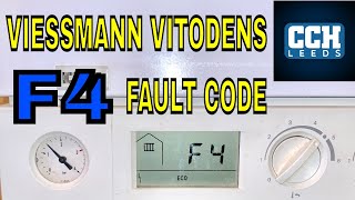 VIESSMANN BOILER F4 FAULT CODE  How To Reset [upl. by Bornstein]