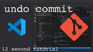 How to undo commit in Visual Studio Code  Fast tutorial [upl. by Cully]