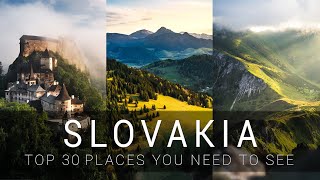 THIS IS SLOVAKIA  TOP 30 places you must see [upl. by Accber]