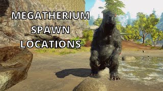 ARK Lost Island  Megatherium Spawn Locations [upl. by Oivalf966]