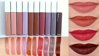 Maybelline Super Stay Matte Ink Unnudes Liquid Lipsticks  Review amp Lip Swatches [upl. by Jones]