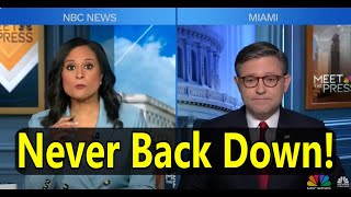 Mike Johnson SHREDS NBC’s Kristen Welker Over Biased Questions amp Calls Out Zelensky [upl. by Norraj]