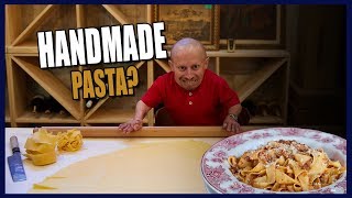 Learning How to Make Pasta From Scratch Delicious [upl. by Gillman]