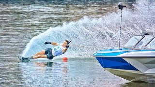 Waterski World Championships Mens Slalom Final [upl. by Goebel]