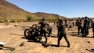 A real firing German pak40 [upl. by Lessur]