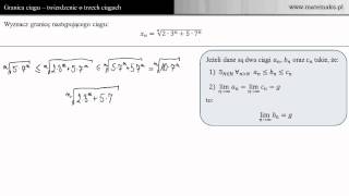 Twierdzenie o trzech ciągach [upl. by Atled388]