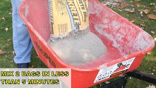 How to properly mix concrete [upl. by David]