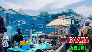 Walk through Aburi town 2023 AFRICA  GHANA  Walking Tour episode 3  Stroll in 4K [upl. by Zoie]