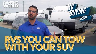 RV Buying Guide Towing With A Midsize SUV [upl. by Gross653]