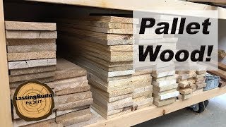 How To Get More Wood from PALLETS  Woodworking [upl. by Enyallij271]