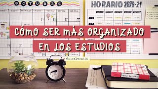 TIPS DE ORGANIZACIÓN PARA ESTUDIANTES 1 👽 CÓMO SER MÁS ORGANIZADO EN LOS ESTUDIOS Y EN LA VIDA [upl. by Rob]