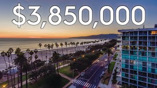 Touring a 3850000 Luxury Condo in Santa Monica with Incredible Ocean Views [upl. by Suoivatram]