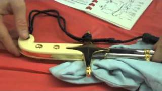 Marine Corps Officer Sword sling knot frog and belt assembly instructions [upl. by Wilkinson]