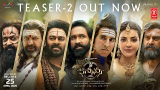 Kannappa Official Teaser2 Telugu  Vishnu Manchu  Mohan Babu  Prabhas  Mohanlal  Akshay Kumar [upl. by Onavlis657]