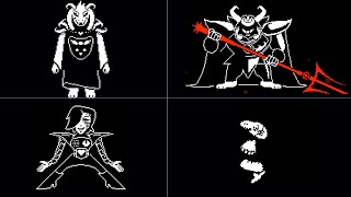 ALL BOSSES  Undertale Pacifist [upl. by Ellett]