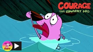 Courage the Cowardly Dog  House Flood  Cartoon Network [upl. by Yeldud822]